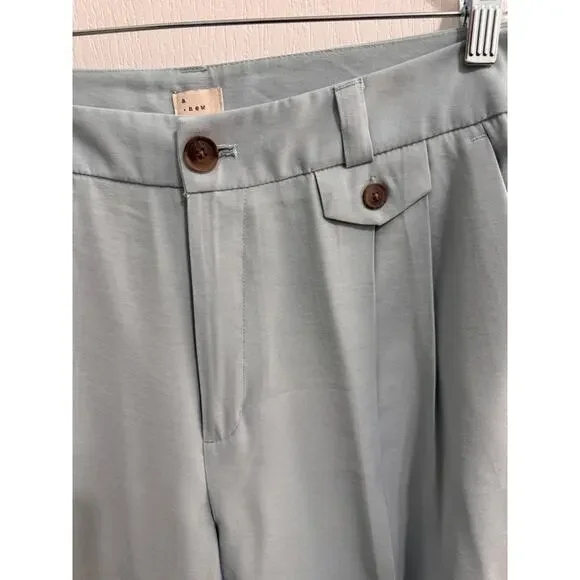 A New Day Women's Light Blue Pleated Wide Leg Trousers Size 12 - Picture 4 of 10